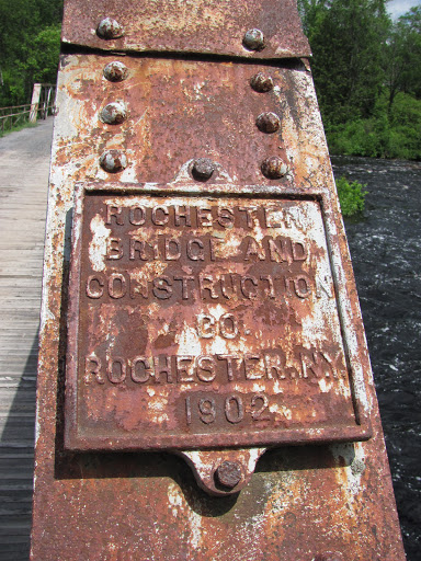 Bridge Builder's Plaque 1902