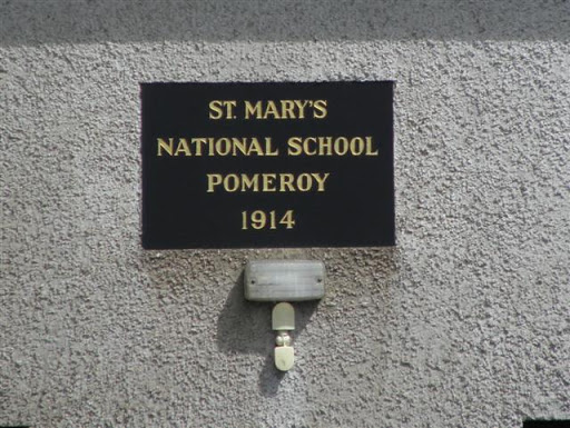 Plaque, St Mary's RC Church, Pomeroy