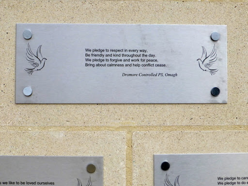 Peace pledge, Dromore Controlled PS, Omagh