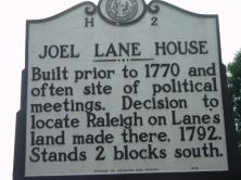 JOEL LANE HOUSE