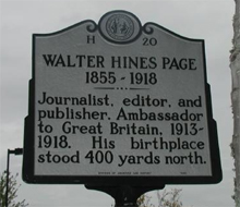 WALTER HINES PAGE 1855-1918