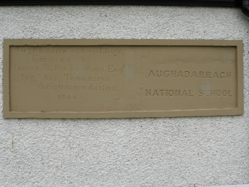 Plaque, Aughadarragh National School