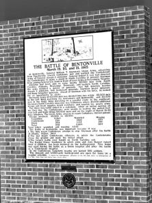 BATTLE OF BENTONVILLE, MARCH 19, 20, AND 21, 1865