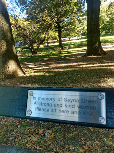Please sit here and knit