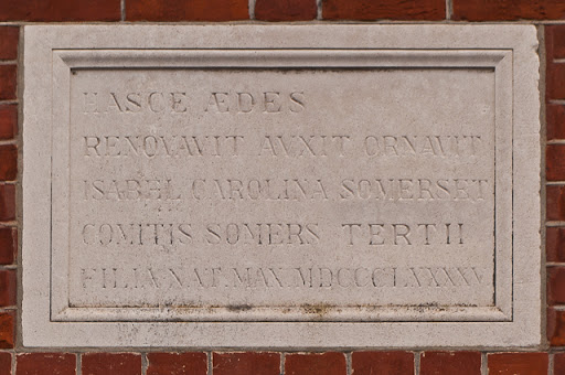 Plaque, Reigate Priory