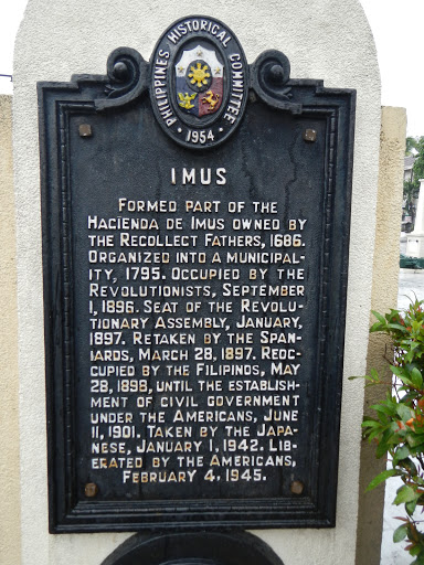 Imus historical marker