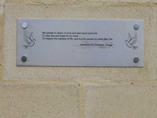 Peace pledge, Drumlish PS, Dromore, Omagh