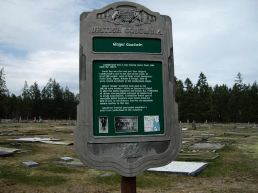 Ginger Goodwin Heritage BC Stop