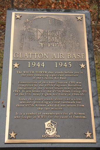Glatton airbase plaque