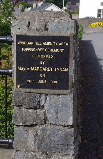 Windgap Hill Amenity Area - commemorative plaque, Dublin Road, Kilkenny