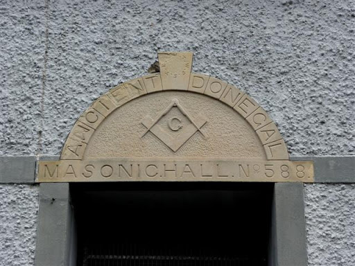 Plaque, Ancient Donegal Masonic Hall No.588