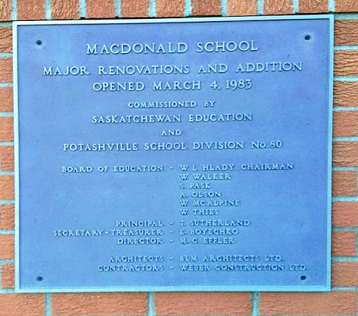 Macdonald School Renovation Dedication