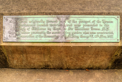 Plaque on Turret from the Houses of Parliament