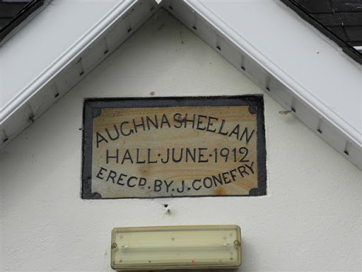 Plaque, Aughnasheelan Hall