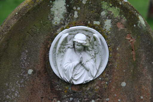 St Peter, Brandon - Plaque on gravestone
