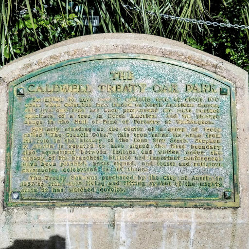 The Caldwell Treaty Oak Park