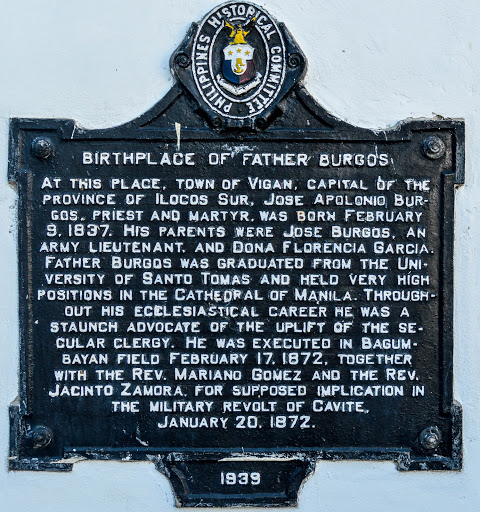 Birthplace of Father Burgos historical marker