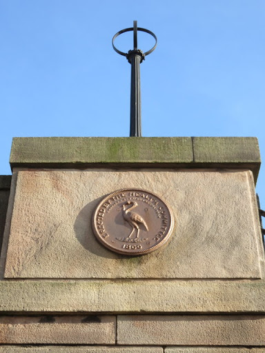 Date plaque on the Brunswick station ramp