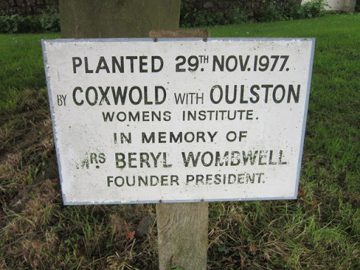 In memory of Beryl Wombwell
