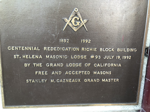 Centennial Rededication Richie Block Building