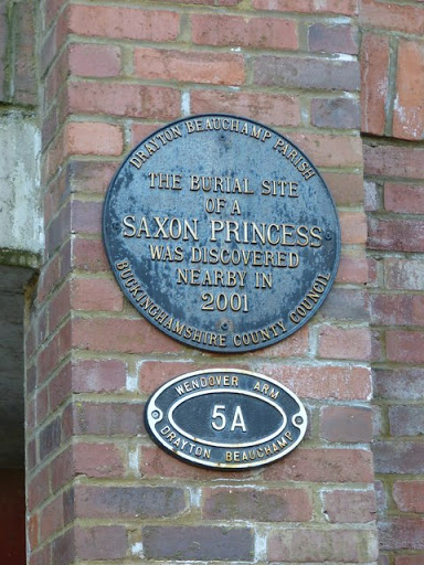 Plaque on Saxon Way Bridge