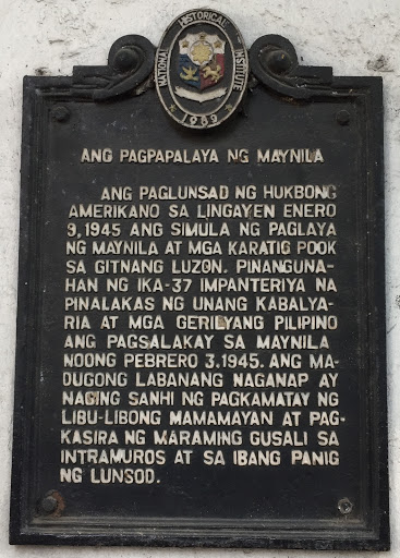 The Liberation of Manila historical marker