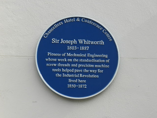 Commemorative Plaque, Chancellors Hotel