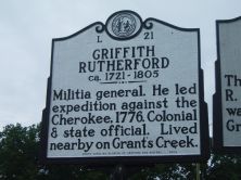 GRIFFITH RUTHERFORD ca. 1721-1805