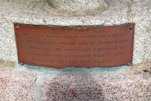 Belfry Plaque (close up)