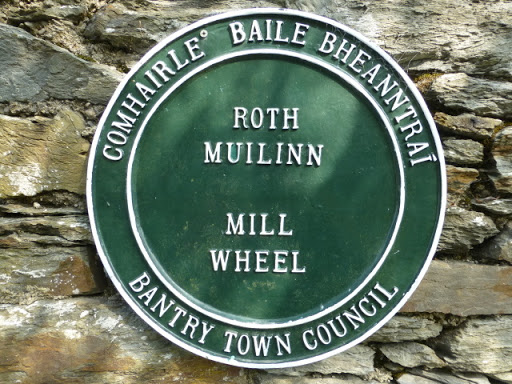 Plaque Mill Wheel, Bantry