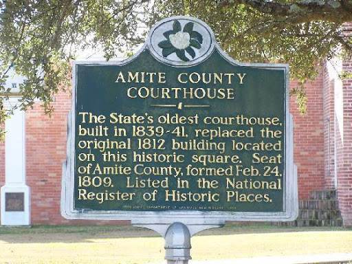 Amite County Courthouse Historical Marker