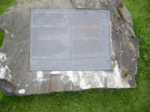 Plaque on Polish Airmen WW2 memorial