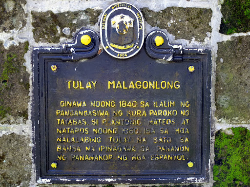 Malagonlong Bridge historical marker