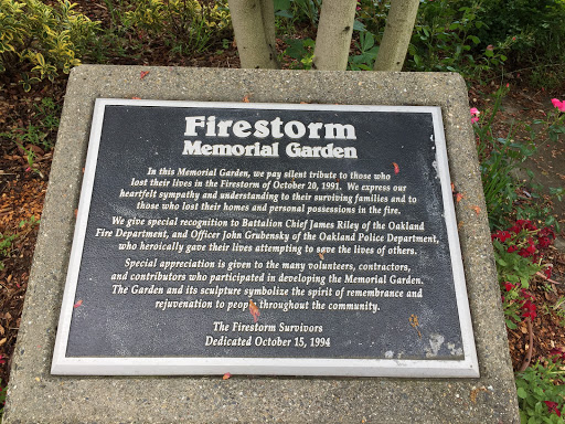 Firestorm Memorial Garden