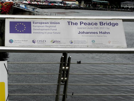 Plaque, The Peace Bridge