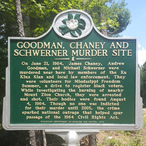 Goodman, Chaney and Schwerner Murder Site