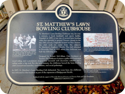 St. Matthew's Lawn Bowling Clubhouse
