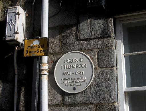 Plaque (37a Marischal Street, Aberdeen)