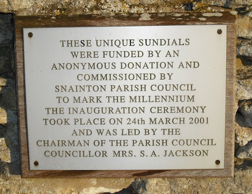 Details of plaque on pinfold, High Street, Snainton 2