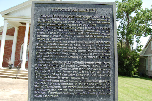 Christian Science Historical Marker