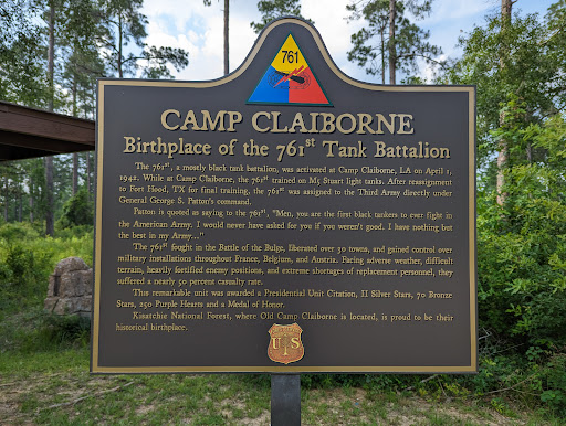 Camp Claiborne (Birthplace of the 761st Tank Battalion )
