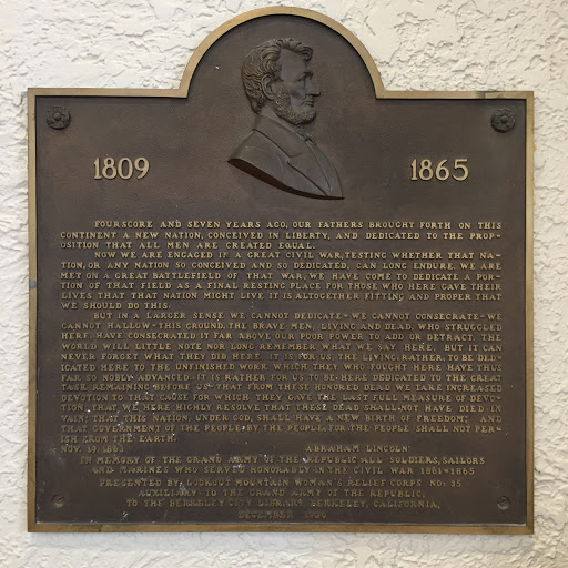 Gettysburg Address, Berkeley Public Library