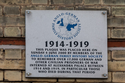 Memorial Plaque, Alexandra Palace, London N22