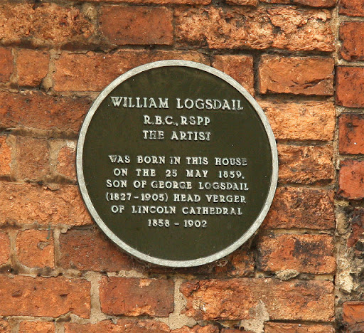 William Logsdail plaque