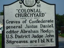 'COLONIAL CHURCHYARD'