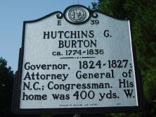 HUTCHINS G. BURTON  ca. 1774-1836