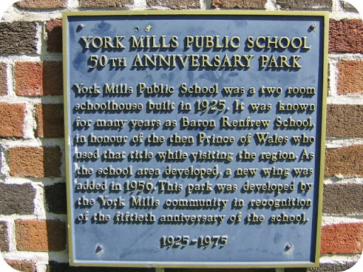 York Mills Public School 50th Anniversary Park