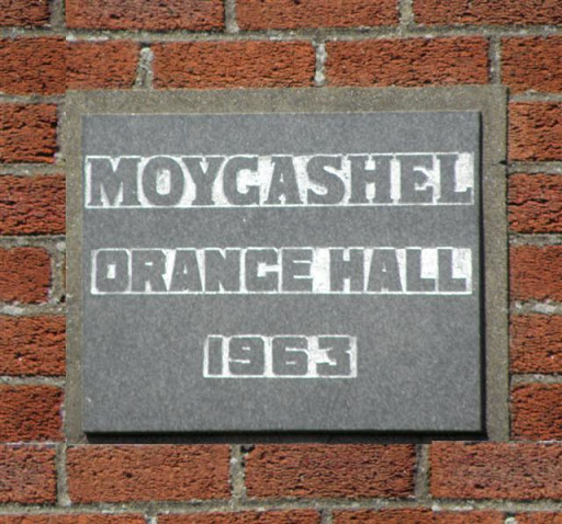Plaque, Moygashel Orange Hall