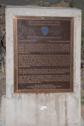 Tehachapi Loop - ASCE Plaque