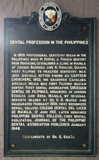 Dental Profession in the Philippines historical marker